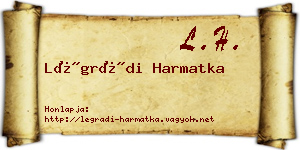 Légrádi Harmatka névjegykártya